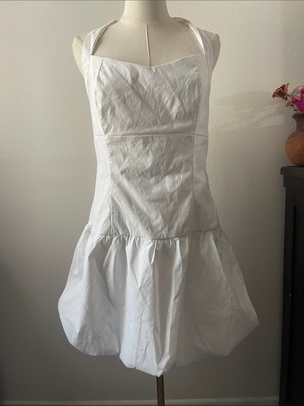 wild fable White Fit-and-Flare Mini Dress